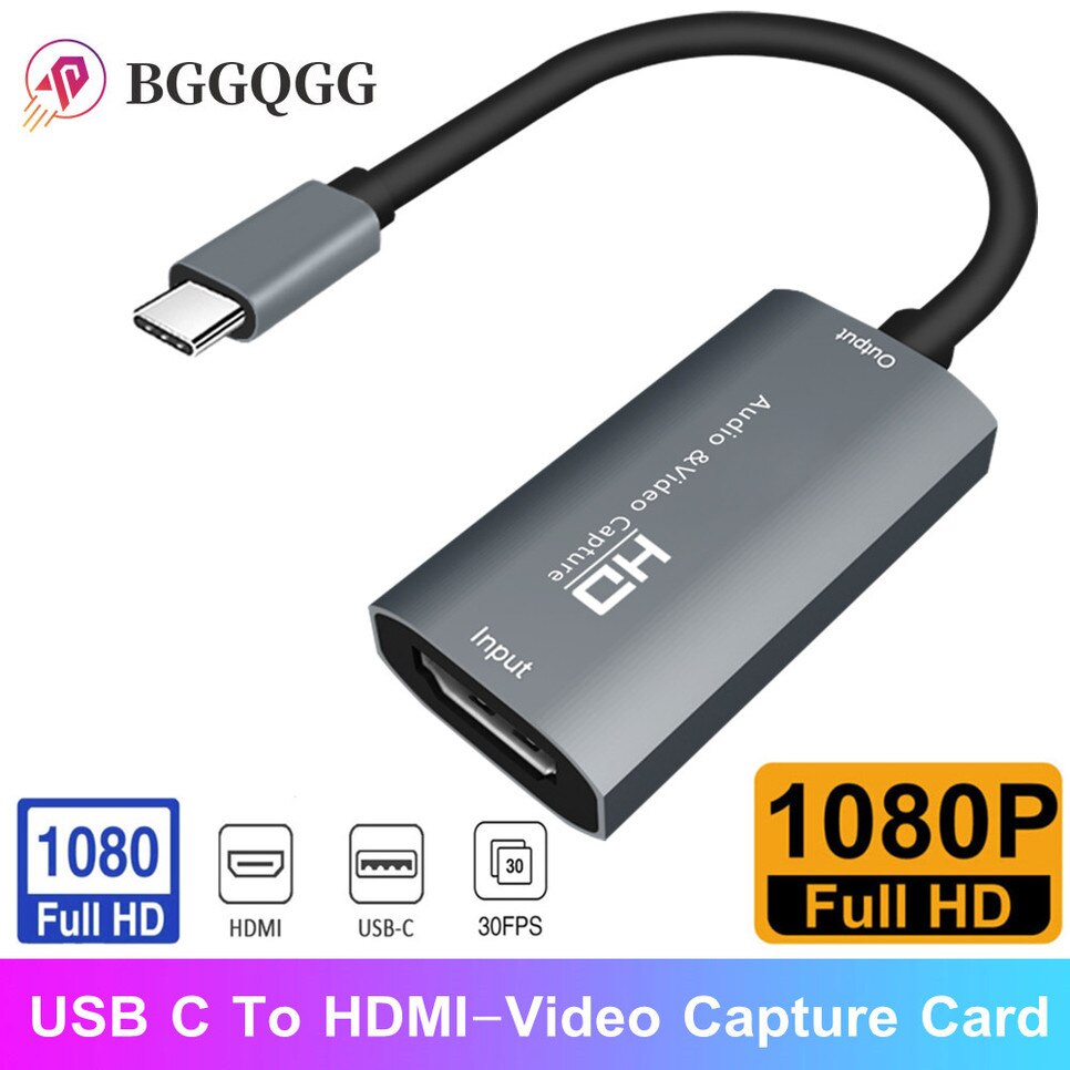 HD HDMI-USB-C  ĸó ī, 1080P Ÿ C-HD-MI..